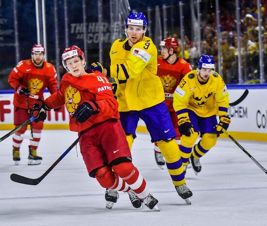 Хоккей. Чемпионат мира. Матч Россия - Швеция