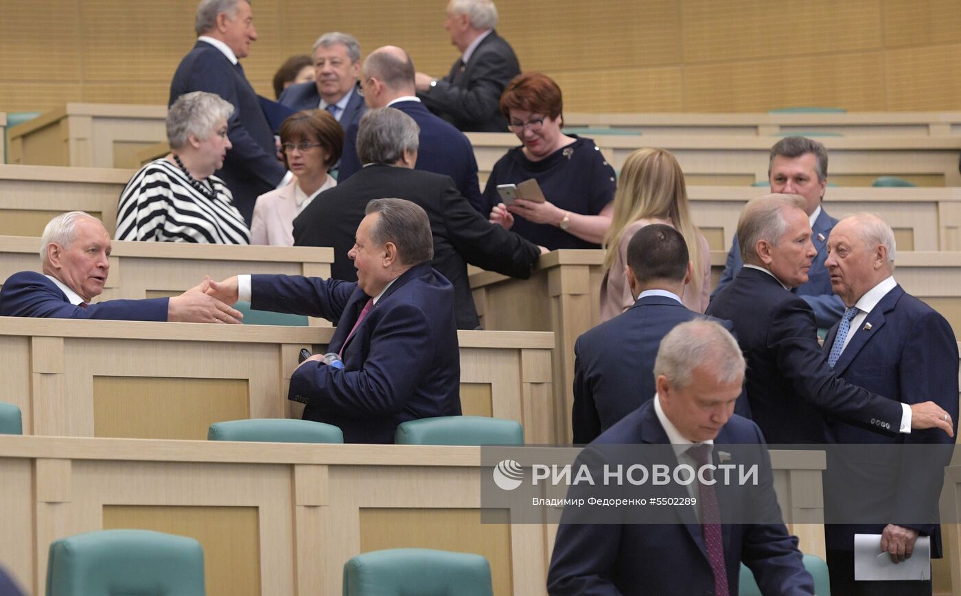 Заседание Совета Федерации РФ