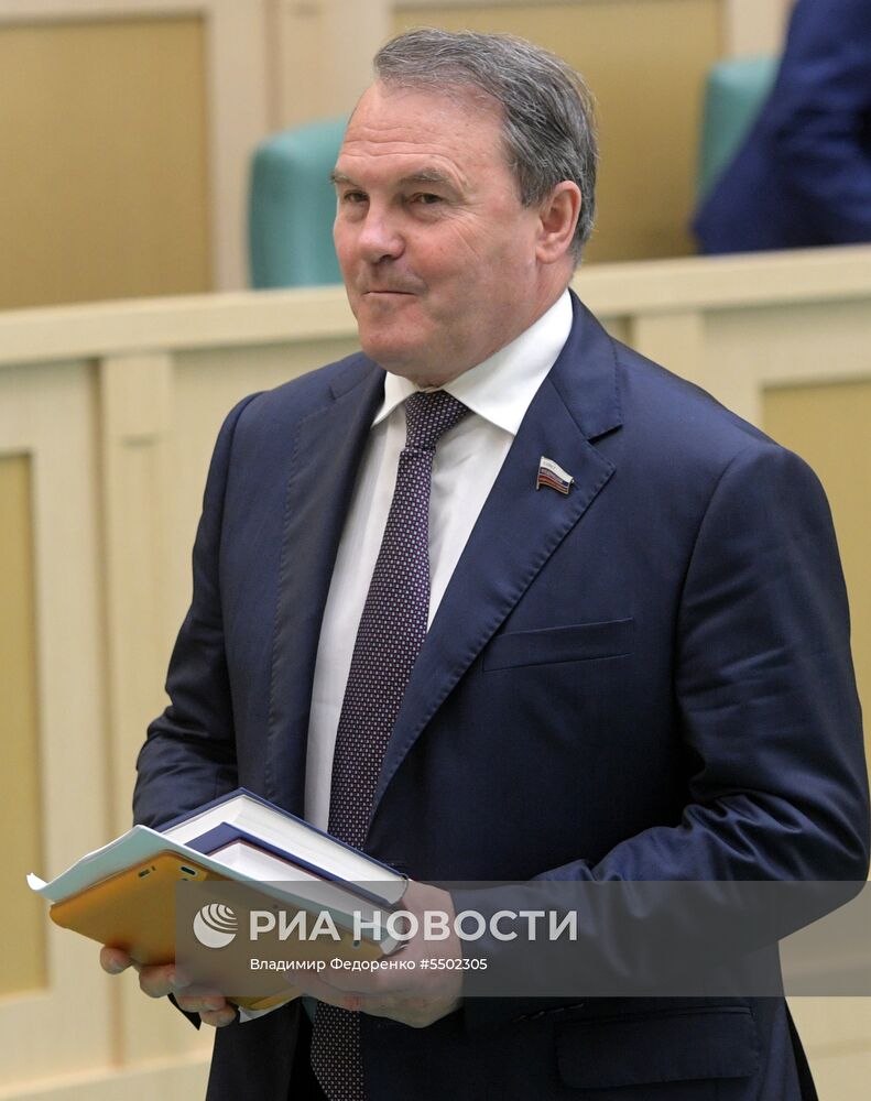 Заседание Совета Федерации РФ