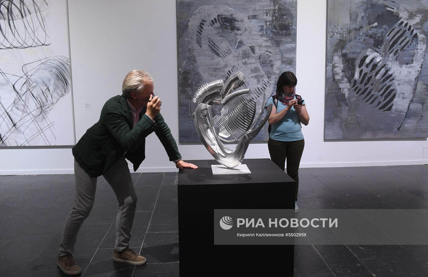 Открытие выставки "Вадим Космачёв. Дыхание скульптуры" в Новой Третьяковке