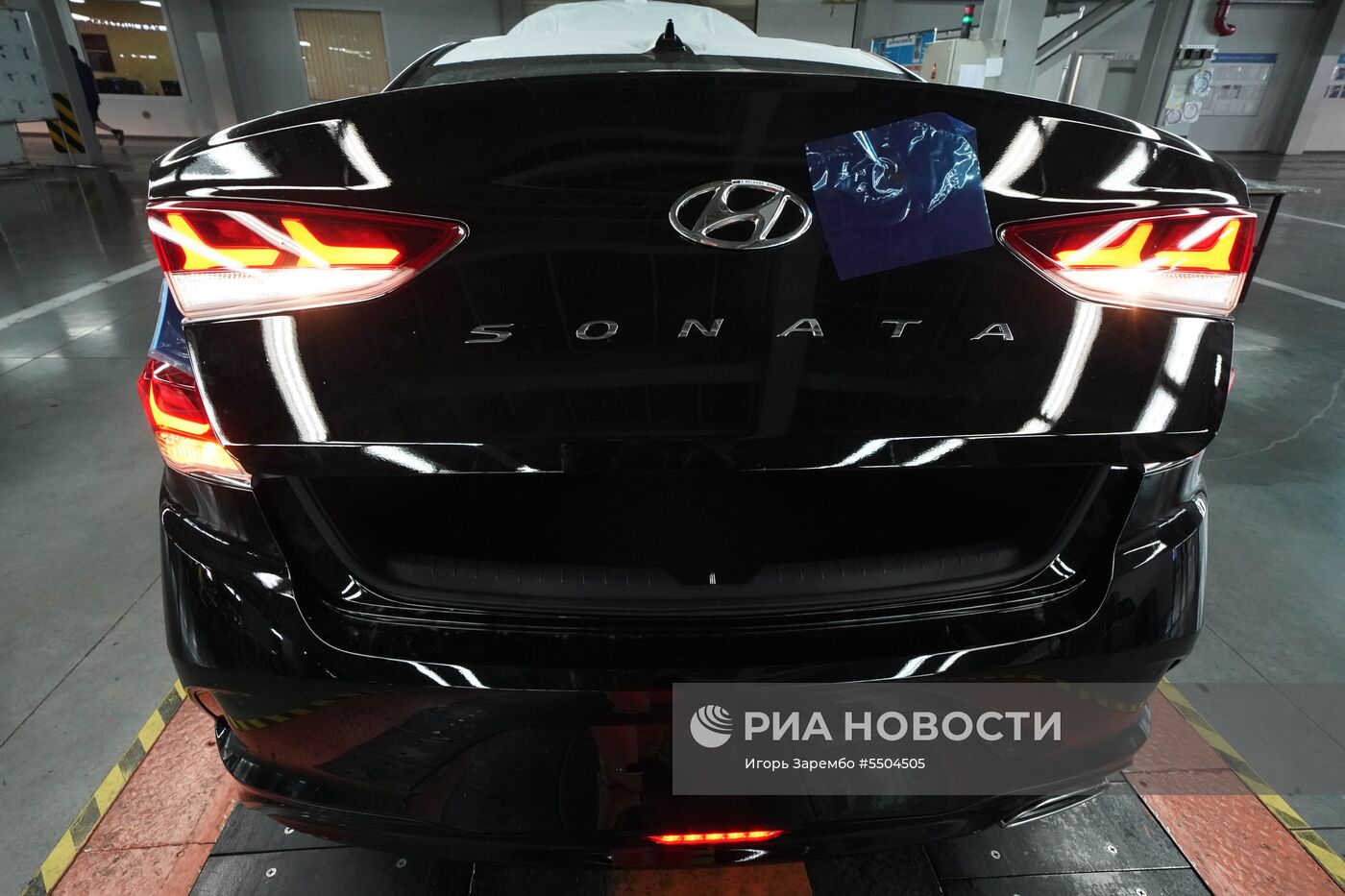 Производство автомобиля Hyundai Sonata в Калининграде