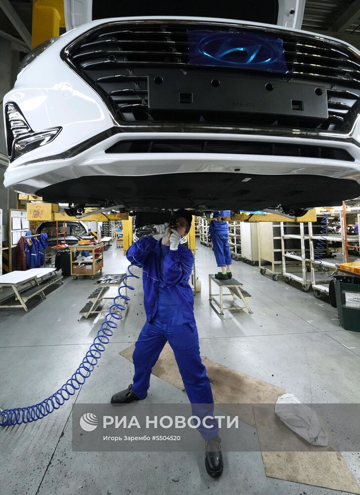 Производство автомобиля Hyundai Sonata в Калининграде