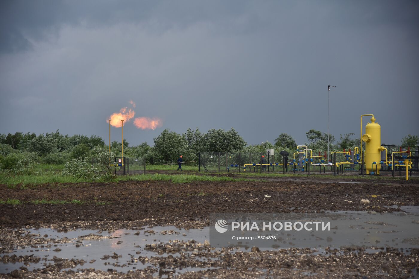 Открытие горного газового месторождения во Львовской области 