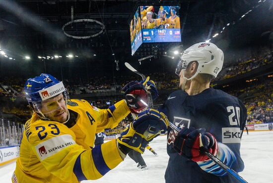 Хоккей. Чемпионат мира. Матч Швеция - США
