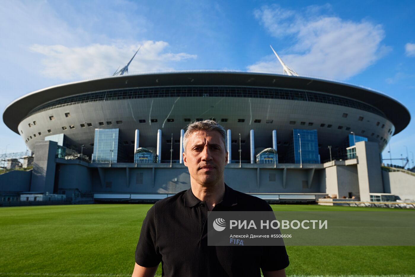 Эрнан Креспо посетил «Стадион Санкт-Петербург» 