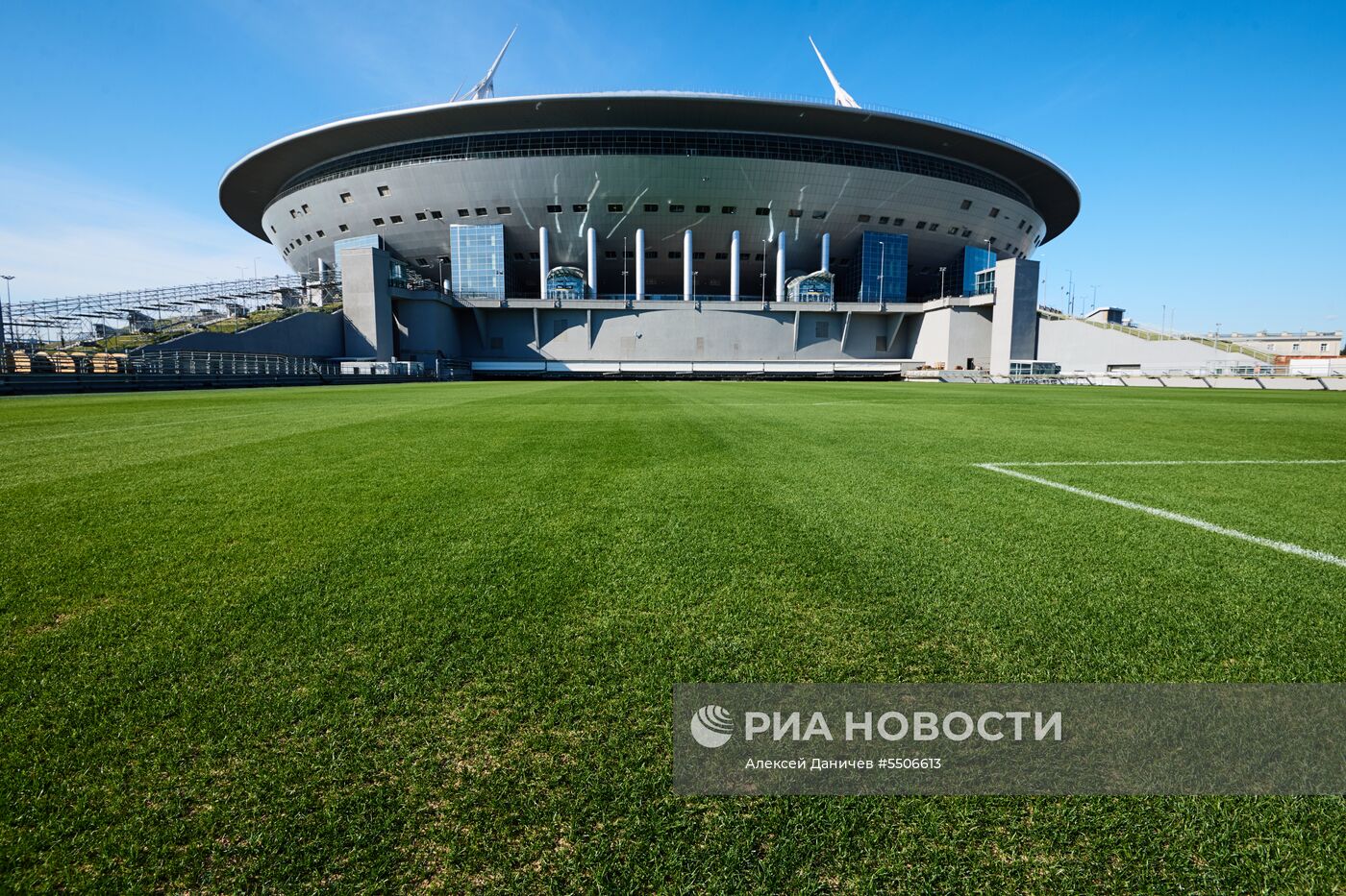Эрнан Креспо посетил «Стадион Санкт-Петербург»