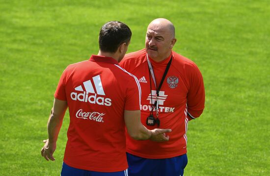 Футбол. Учебно-тренировочный сбор национальной команды 