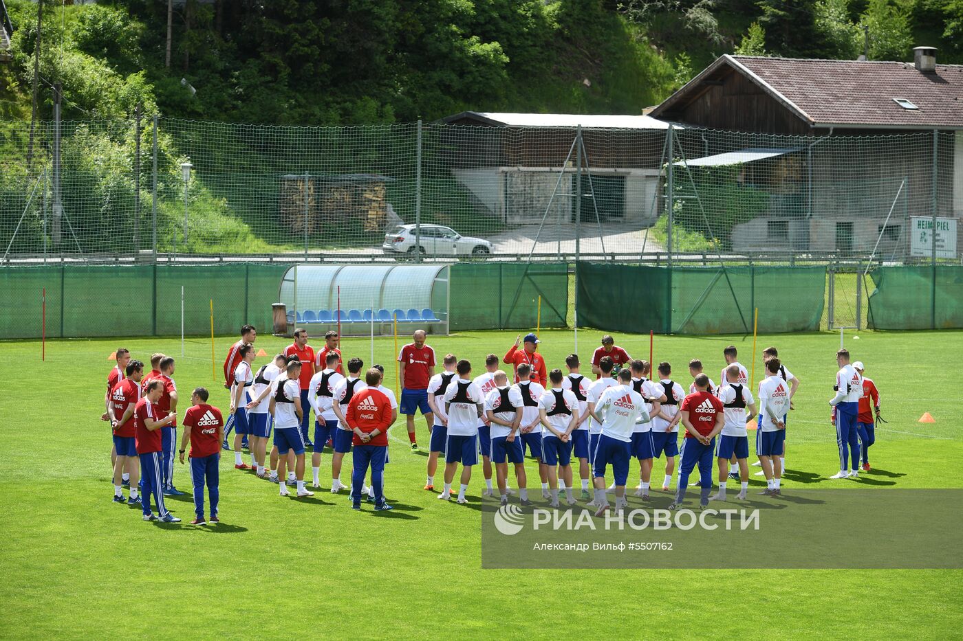 Футбол. Учебно-тренировочный сбор национальной команды 