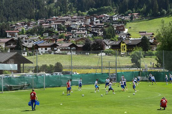 Футбол. Учебно-тренировочный сбор национальной команды 