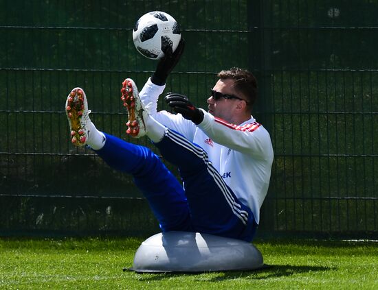 Футбол. Учебно-тренировочный сбор национальной команды 