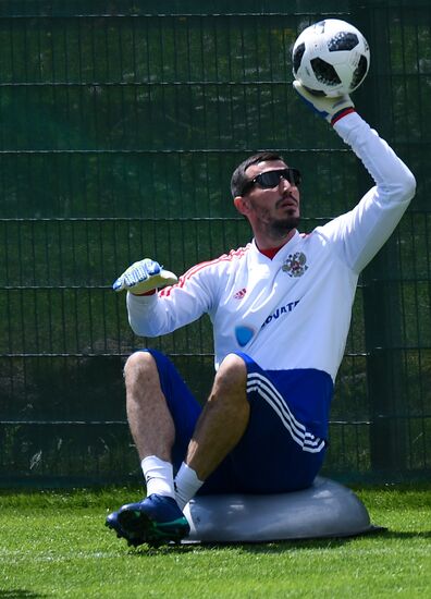 Футбол. Учебно-тренировочный сбор национальной команды 