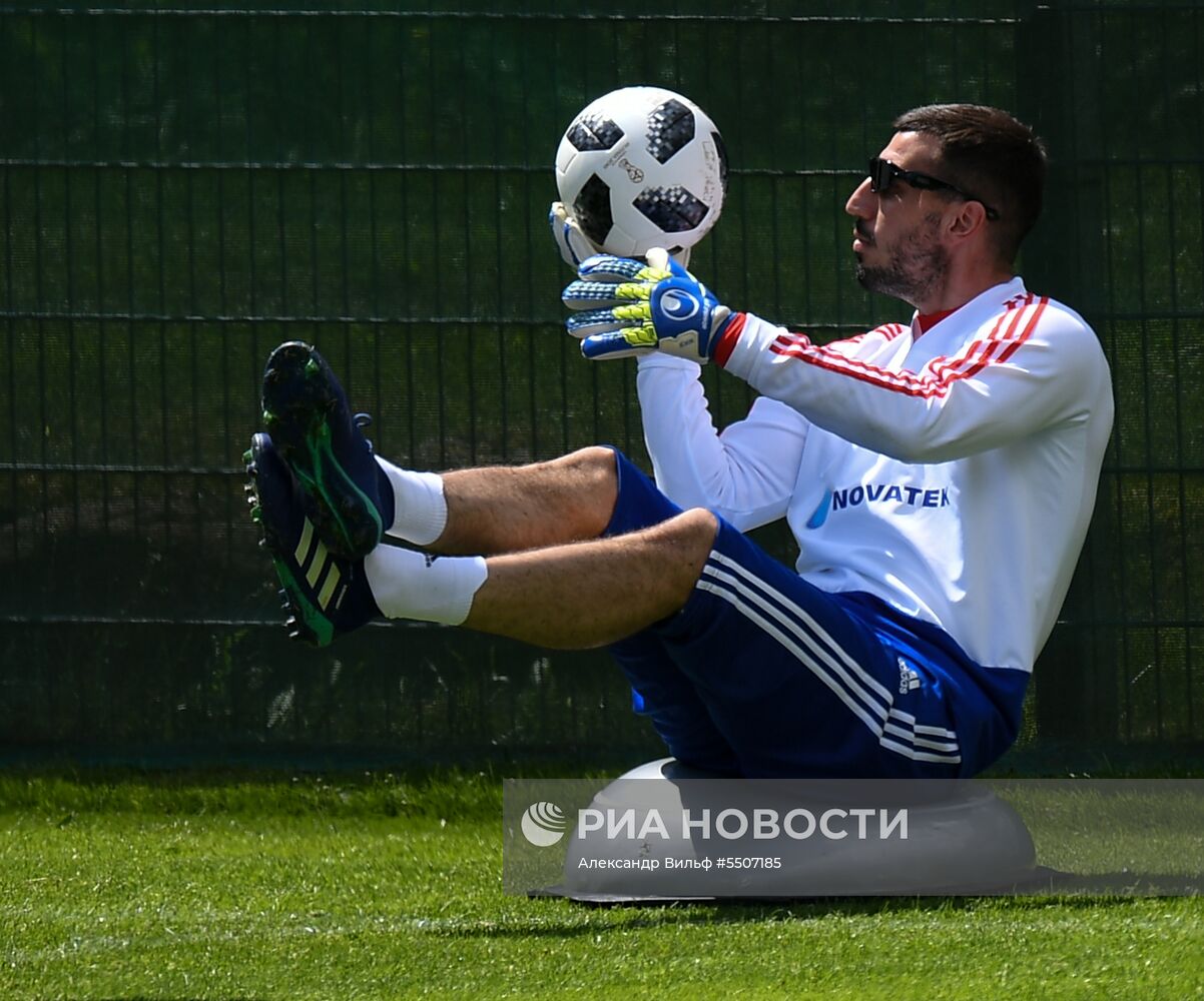 Футбол. Учебно-тренировочный сбор национальной команды 