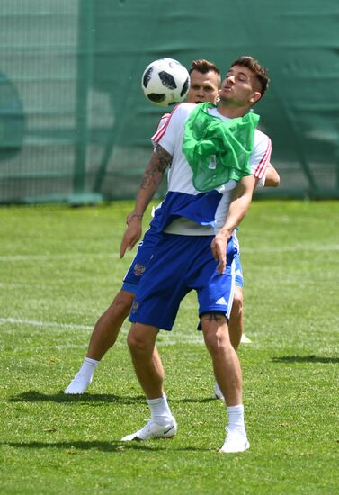 Футбол. Учебно-тренировочный сбор национальной команды 