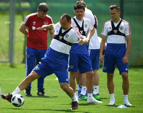 Футбол. Учебно-тренировочный сбор национальной команды 