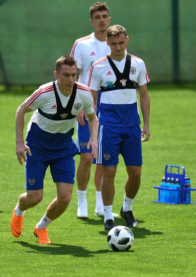 Футбол. Учебно-тренировочный сбор национальной команды 