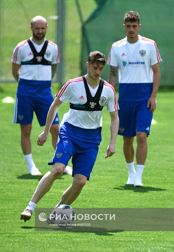 Футбол. Учебно-тренировочный сбор национальной команды 