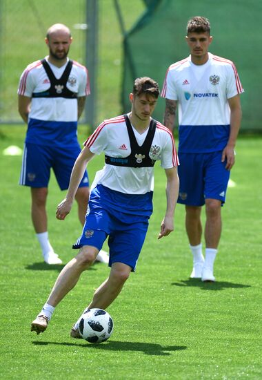 Футбол. Учебно-тренировочный сбор национальной команды 