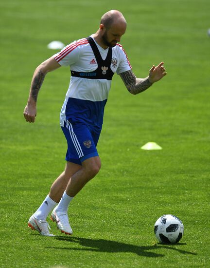 Футбол. Учебно-тренировочный сбор национальной команды 