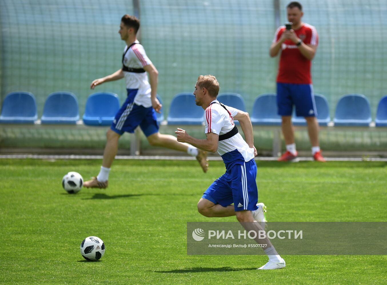 Футбол. Учебно-тренировочный сбор национальной команды 