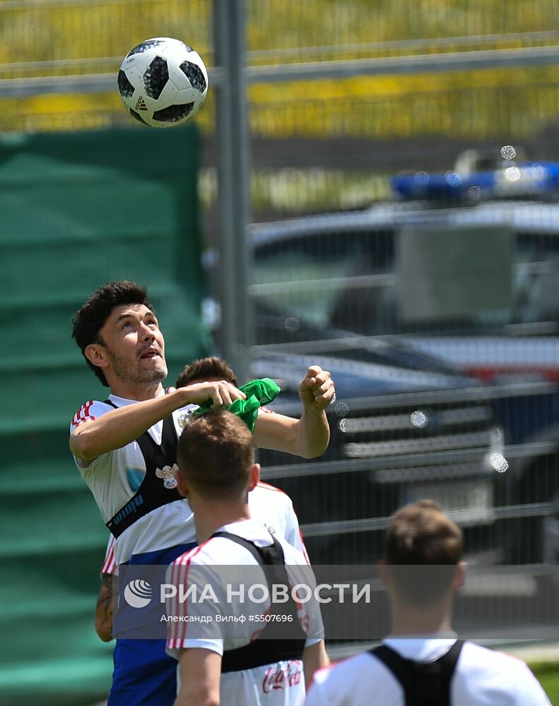 Футбол. Учебно-тренировочный сбор национальной команды 