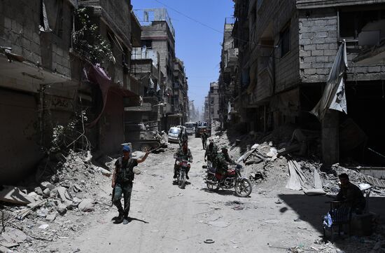 Сирийская армия освободила лагерь палестинских беженцев "Ярмук" на юге Дамаска