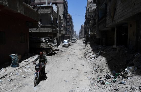 Сирийская армия освободила лагерь палестинских беженцев "Ярмук" на юге Дамаска
