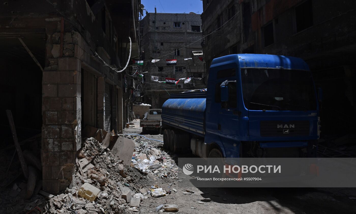 Сирийская армия освободила лагерь палестинских беженцев "Ярмук" на юге Дамаска