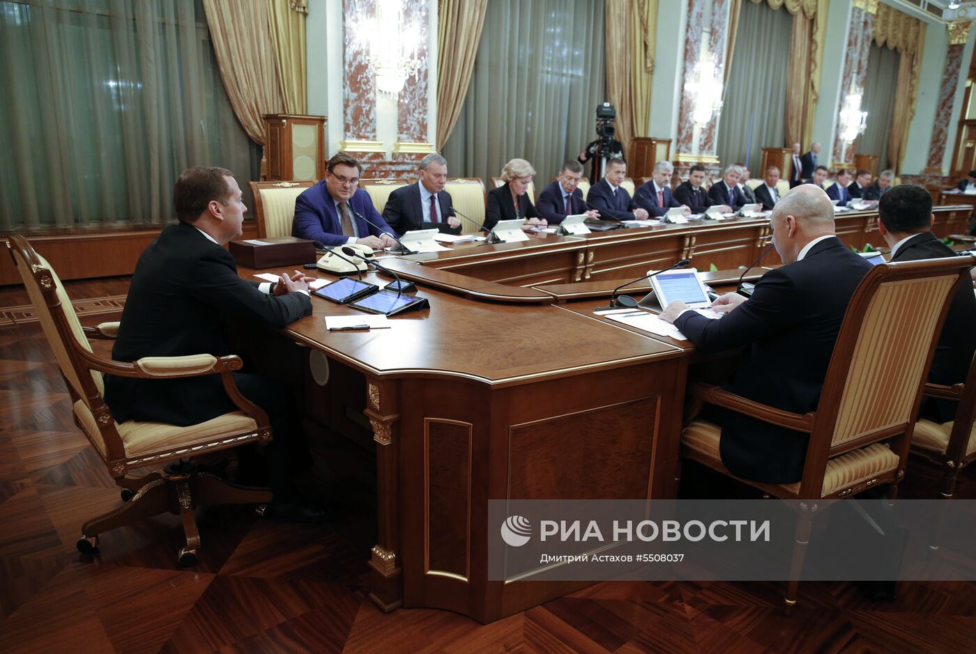 Заседание правительства РФ в новом составе 