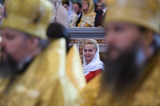 Божественная литургия в день памяти святых равноапостольных Кирилла и Мефодия 