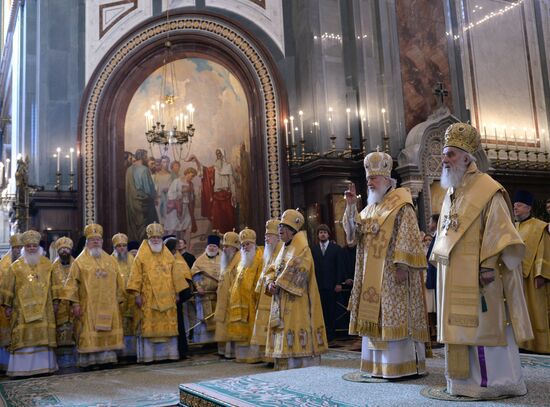 Божественная литургия в день памяти святых равноапостольных Кирилла и Мефодия 