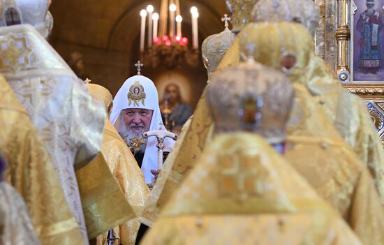 Божественная литургия в день памяти святых равноапостольных Кирилла и Мефодия 