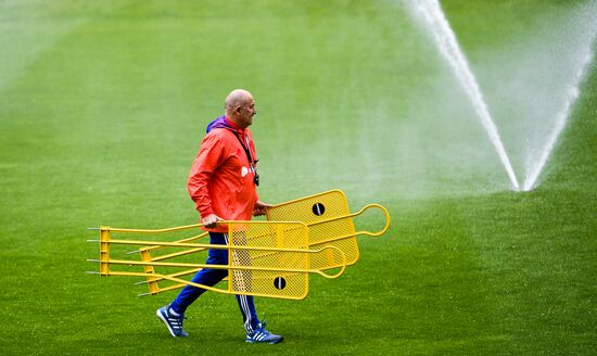 Футбол. Учебно-тренировочный сбор национальной команды 