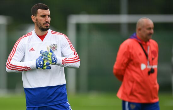 Футбол. Учебно-тренировочный сбор национальной команды 