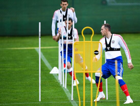 Футбол. Учебно-тренировочный сбор национальной команды 