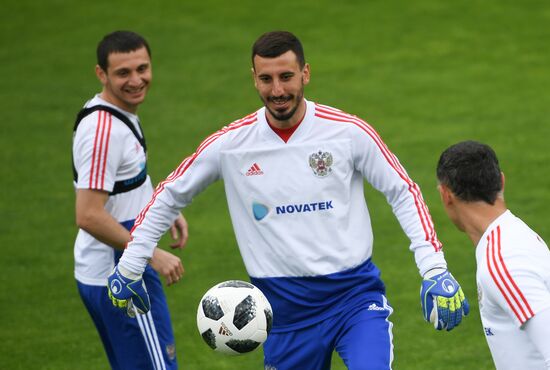 Футбол. Учебно-тренировочный сбор национальной команды 