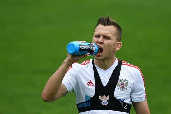 Футбол. Учебно-тренировочный сбор национальной команды 