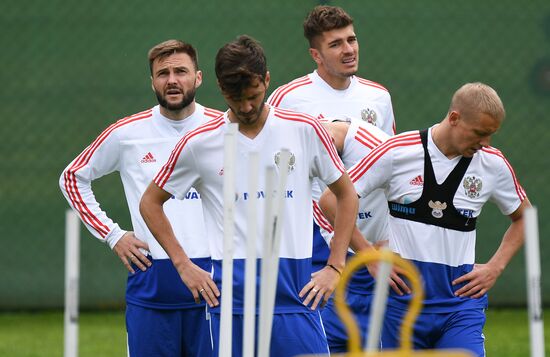 Футбол. Учебно-тренировочный сбор национальной команды 