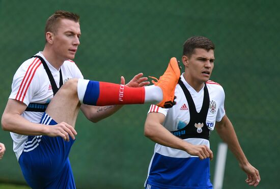 Футбол. Учебно-тренировочный сбор национальной команды 