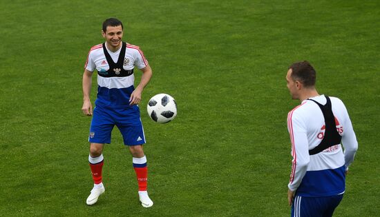 Футбол. Учебно-тренировочный сбор национальной команды 