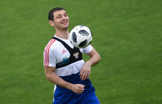 Футбол. Учебно-тренировочный сбор национальной команды 