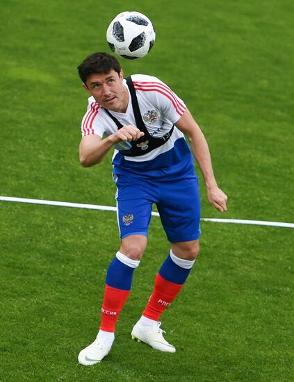 Футбол. Учебно-тренировочный сбор национальной команды 