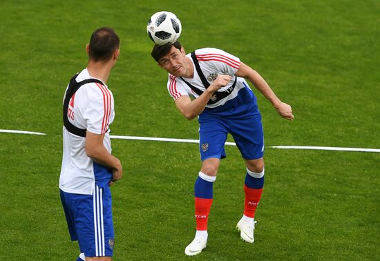 Футбол. Учебно-тренировочный сбор национальной команды 