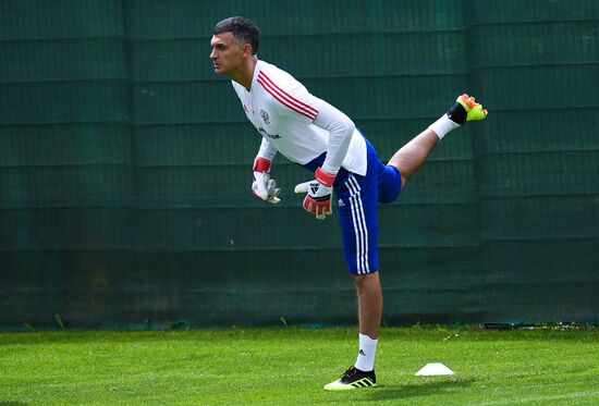 Футбол. Учебно-тренировочный сбор национальной команды 