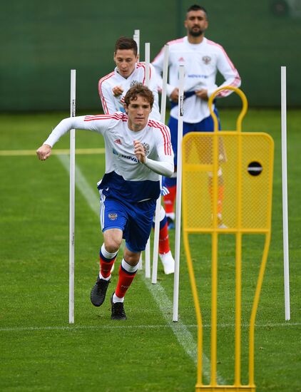 Футбол. Учебно-тренировочный сбор национальной команды 