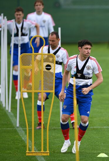 Футбол. Учебно-тренировочный сбор национальной команды 