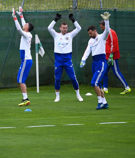 Футбол. Учебно-тренировочный сбор национальной команды 