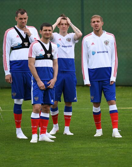 Футбол. Учебно-тренировочный сбор национальной команды 