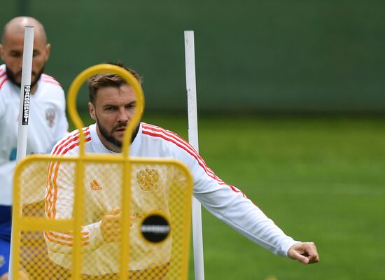 Футбол. Учебно-тренировочный сбор национальной команды 