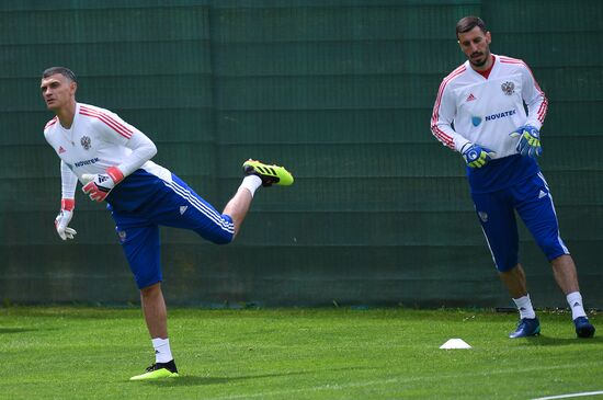 Футбол. Учебно-тренировочный сбор национальной команды 