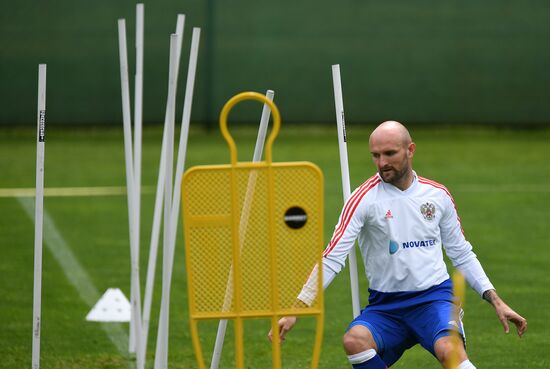 Футбол. Учебно-тренировочный сбор национальной команды 